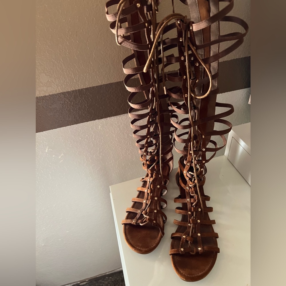 Brown Gladiator Sandals
